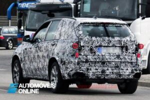 Espiado a nova geração BMW X5 traseira