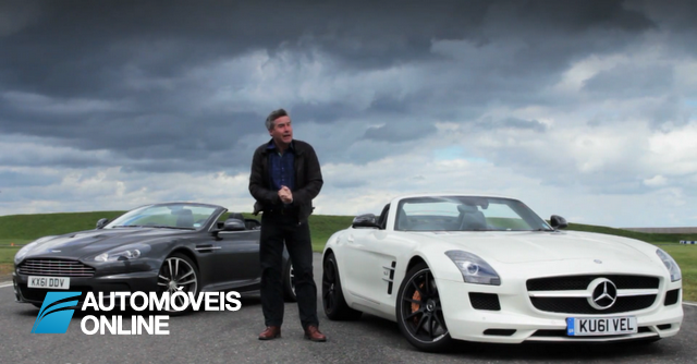 Só visto! Aston Martin DBS Volante Vs. Mercedes SLS AMG Roadster