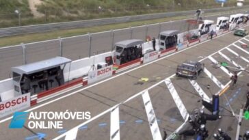 Vídeo! Acidente grave nas boxes da AMG Mercedes