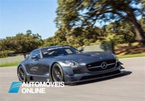 New Mercedes SLS AMG GT3 45th Anniversary profile right view