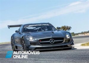 New Mercedes SLS AMG GT3 45th Anniversary right front t view