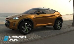 New Nissan Extrem concept car 2013 let profile view