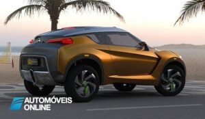 New Nissan Extrem concept car 2013 rear right profile view