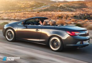 New Opel Cascada Cabriolet Profile rear Left Side View