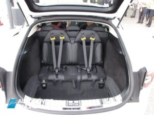 New Tesla model s-sedan rear seats View electricar