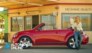 New VW Beetle Cabriolet 2013 profile view