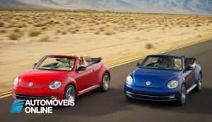 New VW Beetle Cabriolet 2013 road view