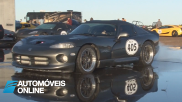 UAU! Dodge Viper vs Lamborghini Gallardo. Quem ganhou