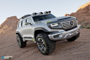 Concept-car Mercedes Ener-G-Force right profile view L.A. Auto Show Design Challenge