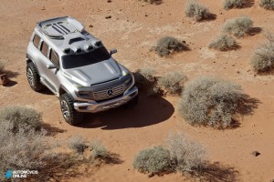 Concept-car Mercedes Ener-G-Force top view L.A. Auto Show Design Challenge