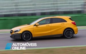 New Mercedes A45 AMG Profile view Kit Aerodinamique 2013