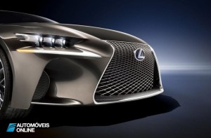 New Lexus IS 2013 front design view