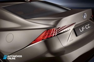 New Lexus IS 2013 rear view