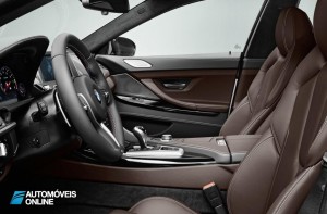 Novo BMW M6 Gran Coupé 560cv 2013 vista de interior