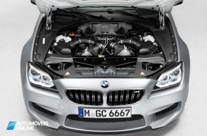 Novo BMW M6 Gran Coupé 560cv 2013 vista motor