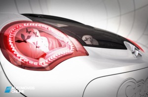 Citroen C-Cactus rear light view