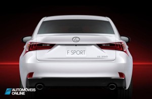 New Lexus IS 2013 Rear view