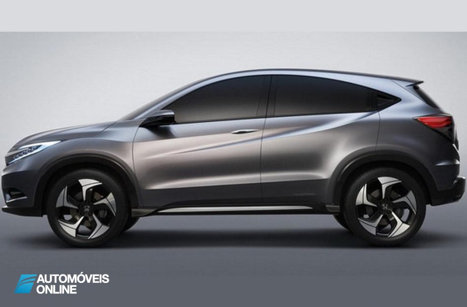 New prototype Honda Urban Suv profile view 2013