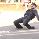 Vídeo espectacular! Polícia regula o trânsito e dança ao mesmo tempo