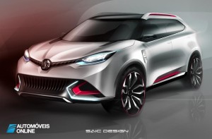 New Crossover Concept CS MG 2014 left View