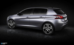 Novo Peugeot 308 2013 left profile view