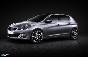 Novo Peugeot 308 2013 left view