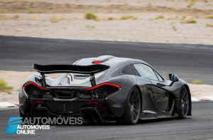 McLaren P1 Rearright profile view 2013