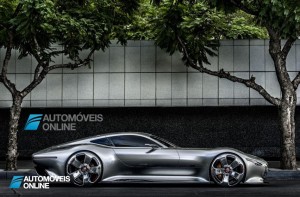 Mercedes AMG Vision Gran Turismo right profile view Palystation 3 Vision Gran Turismo game 2013