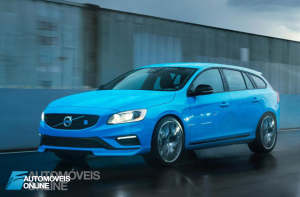 New Volvo V60 T6 Polestar quarter front right profile view 2014