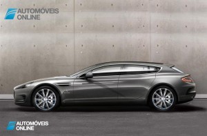 Aston Martin Rapide Jet 2+2 profile view