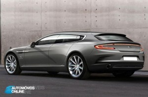 Aston Martin Rapide Jet 2+2 rear left quarter view