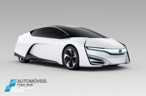 Honda FCEV Concept car 2013 Hidrogénio right front profile view _Automoveis-Online