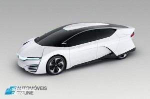 Honda FCEV Concept car 2013 Hidrogénioright front profile view _Automoveis-Online