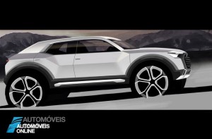 Linda revelação! Primeiro esboço do Audi Q1