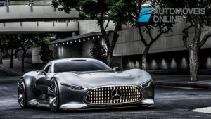Mercedes-Benz Vision Grand Turismo right front view production 2015