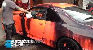 Pintura sensível ao calor! Vídeo mostra pintura que muda de cor em contacto com a água