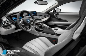 Smartphone New key sistem BMW i8 2014 interior View