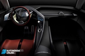 Toyota FT-HS front interior view