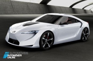 Toyota FT-HS front left profile view