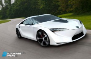 Toyota FT-HS front right profile view