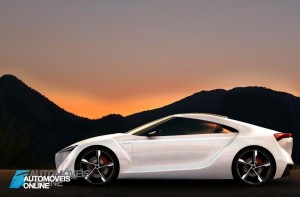 Toyota FT-HS left profile view