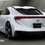 Toyota FT-HS rear left side view