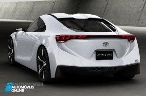 Toyota FT-HS rear left side view