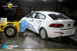 EuroNCAP 2013 Crash teste Qoros 3 Sedan rear view