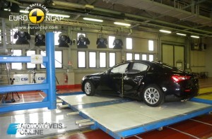 EuroNCAP 2013 Crash teste maserati profile view