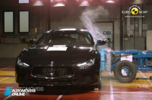 EuroNCAP 2013 Crash teste maserati side crash profile view