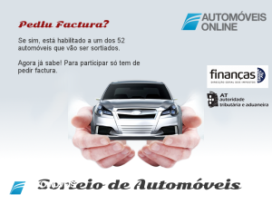 Fisco dá carros! Sorteio de Automóveis Organizado pela AT