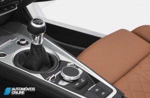 New Interior 2015 Audi TT gear suport view
