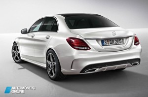 New Mercedes-Benz Classe C 2014 Rear left view
