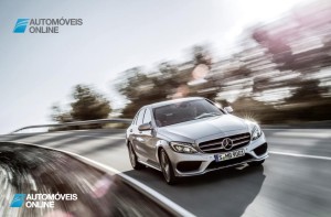 New Mercedes-Benz Classe C 2014 front street view